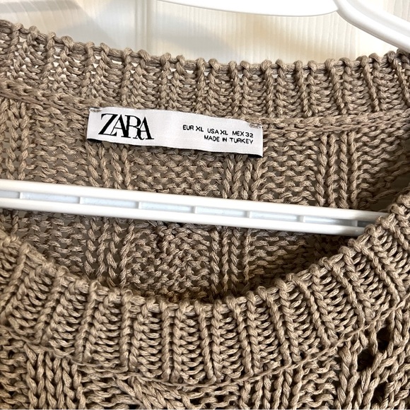 Zara knit fringe sweater - Picture 3 of 4
